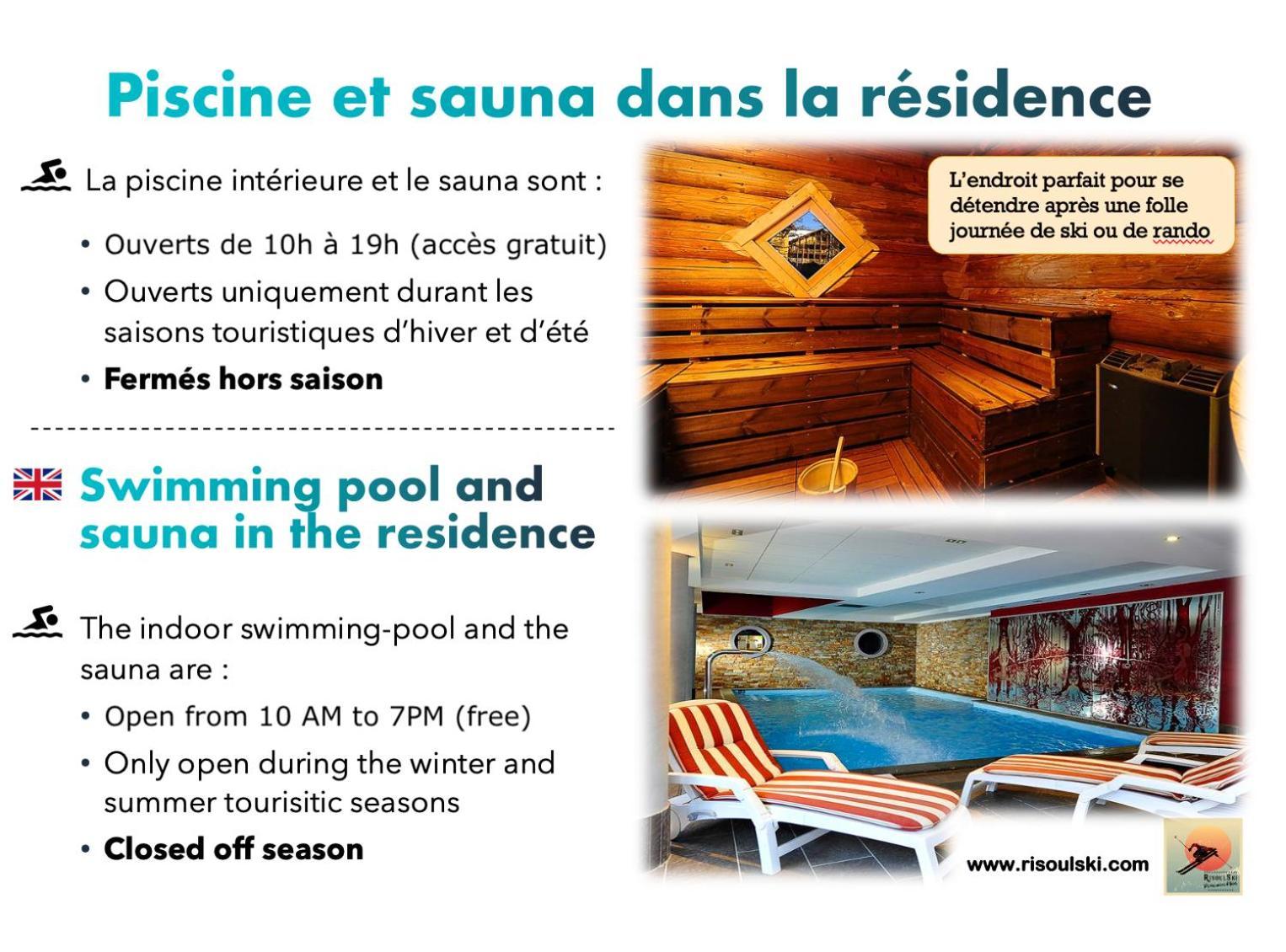 Risoulski Antares - Piscine Et Sauna 外观 照片